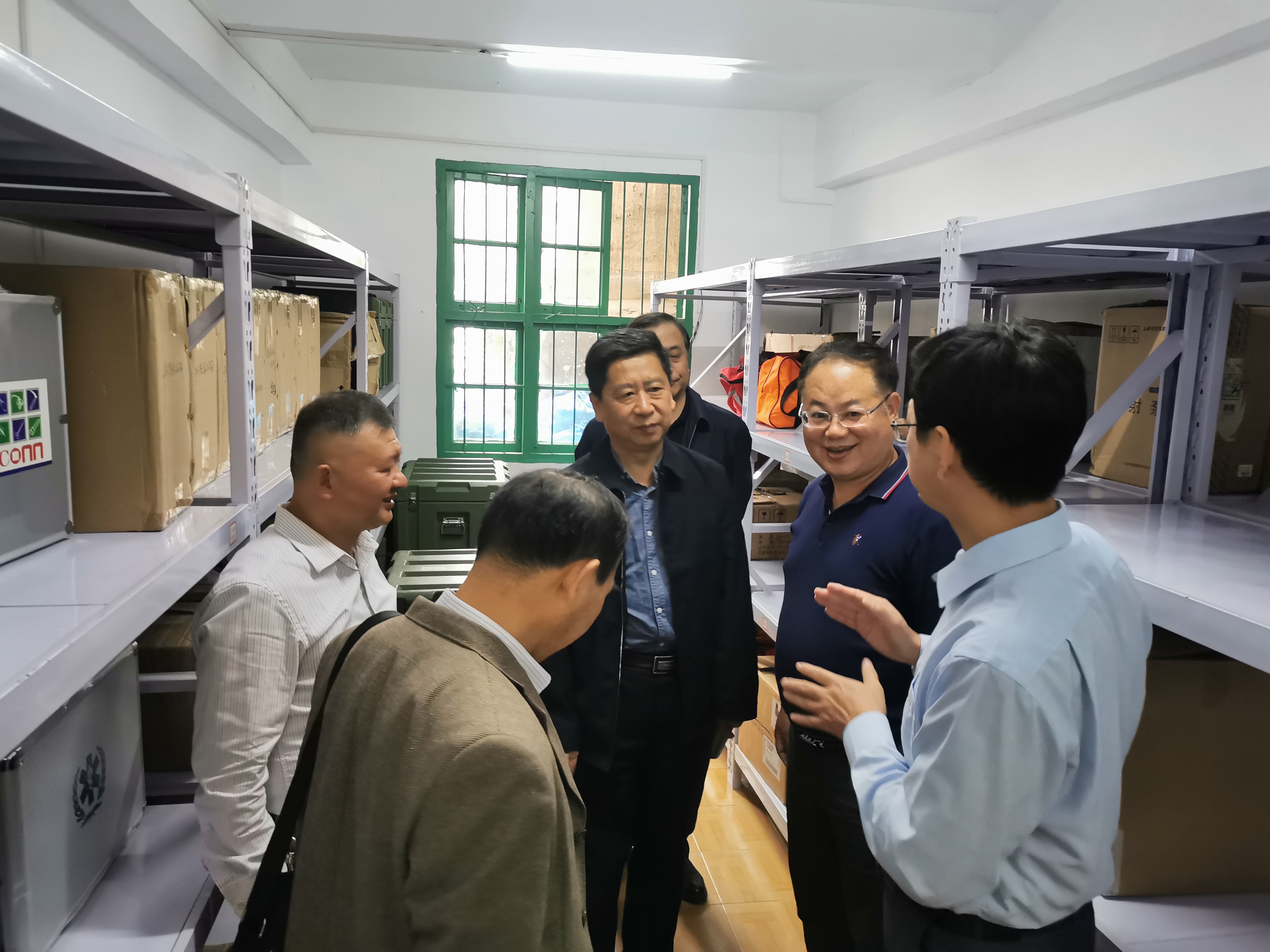 山東省衛(wèi)健委考察團(tuán)蒞臨我院考察衛(wèi)生應(yīng)急工作