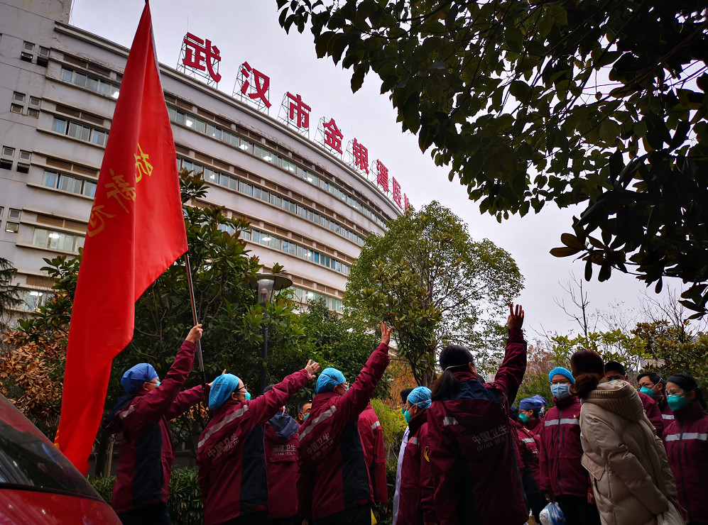 暖心，漳州市委組織部領導慰問我院馳援武漢護理人員親屬