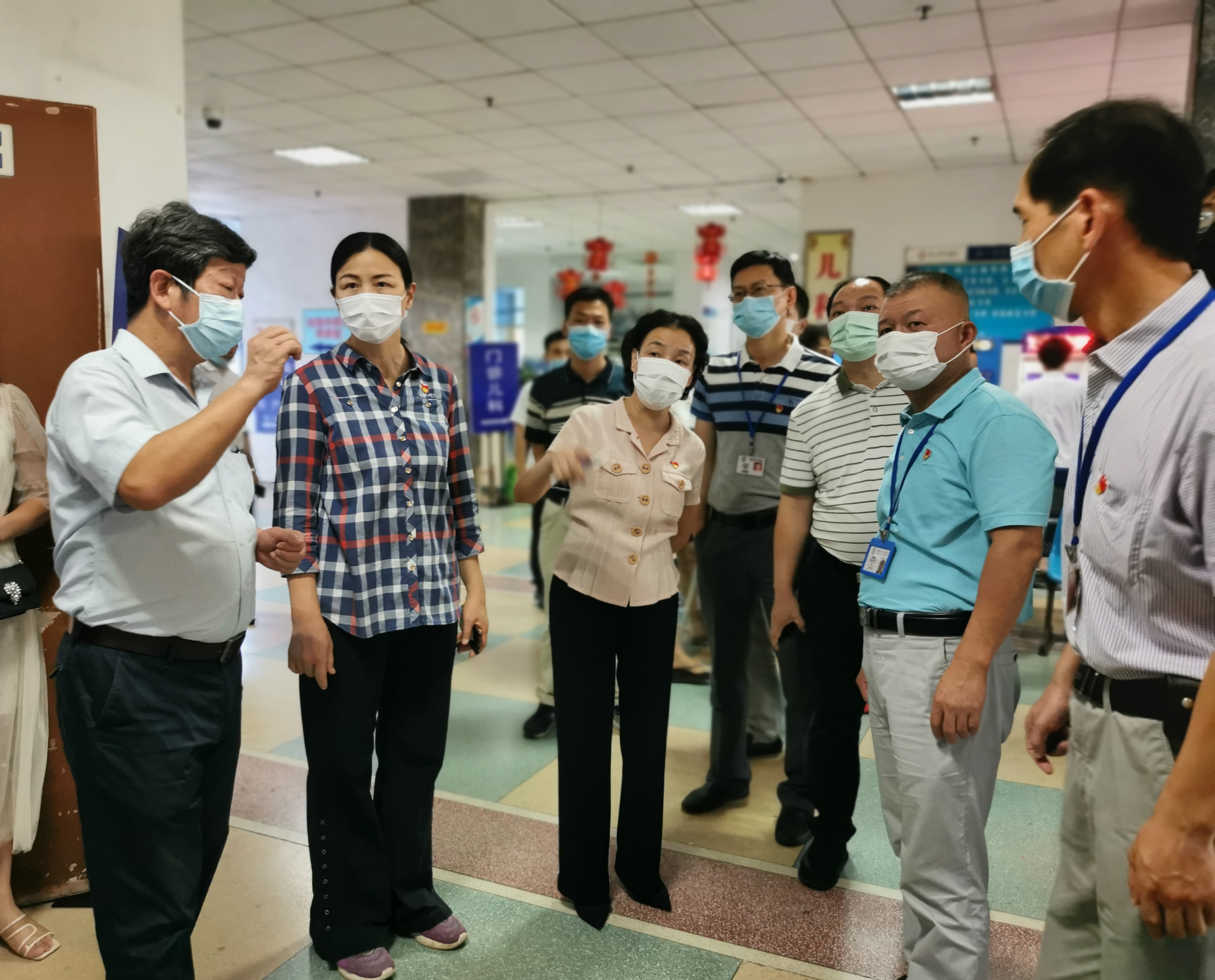 吳衛(wèi)紅副市長(zhǎng)蒞臨我院督導(dǎo)檢查全國(guó)文明城市創(chuàng)建工作